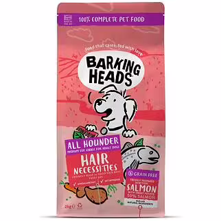 Barking Heads Grain Free Dog Food - Hair Necessities - Salmon