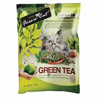 Fussie Cat Litter - Paper Green Tea 7L