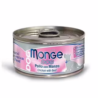 MONGE Dog Can - Chicken with Beef 95g