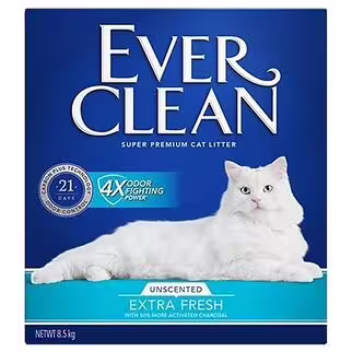 Ever Clean Cat Litter - Unscented EverFresh with Activated Charcoal Clumping Clay