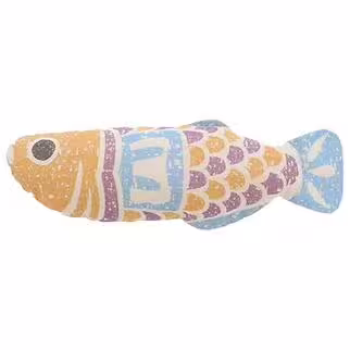 Petio Cat Toy - Add Mate Woodcut Style Kicking Stuffed Medaka