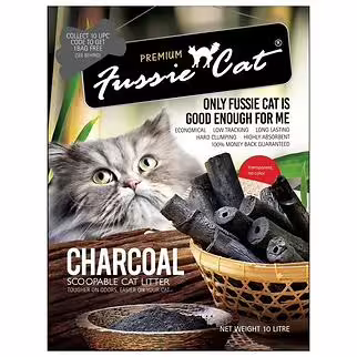 Fussie Cat Litter - Charcoal Bentonite 5L