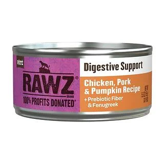 Rawz 全貓罐頭 - 消化系統保健 - 雞肉豬肉&南瓜 155g - EXP 14-10-2026