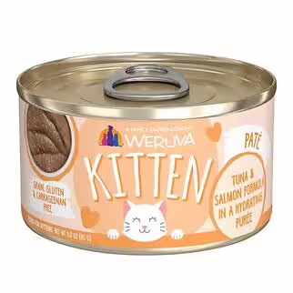 WERUVA Kitten Can - Tuna & Salmon in Hydrating Puree 3oz