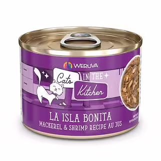 Weruva Cat Can - Cats in the Kitchen - La Isla Bonita - Mackerel & Shrimp 6oz | 170g