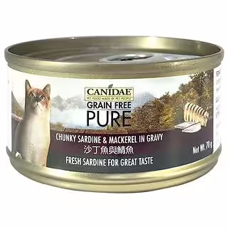 Canidae 咖比貓罐頭 - 沙丁魚與鯖魚 70g