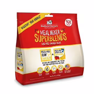 Stella & Chewys Dog Food - SuperBlends Meal Mixer - Freeze Dried Chicken Recipe