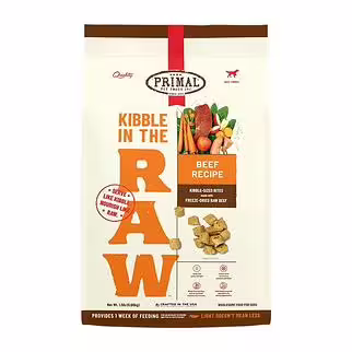Primal 狗糧 - Kibble In The Raw - 脫水凍乾牛肉配方