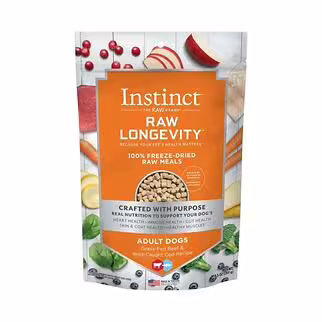 Nature's Variety Instinct 本能狗乾糧 - 凍乾脫水長壽配方 - 生牛肉 & 鱈魚 9.5oz