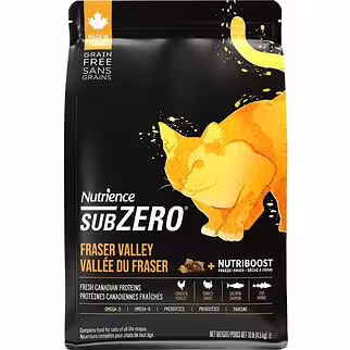 Nutrience Cat Food - Subzero Grain Free - Fraser Valley 10lb