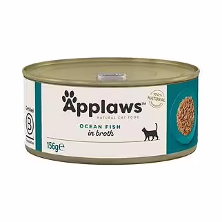 Applaws Cat Canned Food - Ocean Fish in Broth 156g