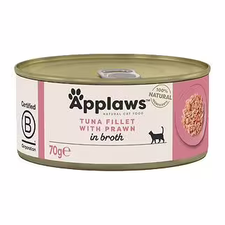 Applaws 愛普士貓罐頭 - 吞拿魚柳蝦