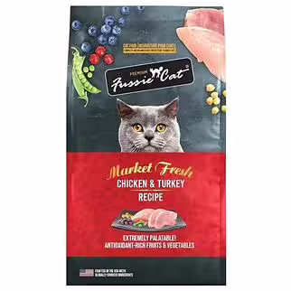 Fussie Cat Food - Market Fresh Grain Free - Chicken & Turkey 10lb