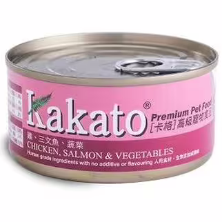 Kakato 卡格貓狗濕糧 - 雞,三文魚及蔬菜配方 170g