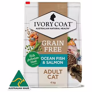 IVORY COAT Cat Food - Grain Free - Ocean Fish & Salmon 2kg