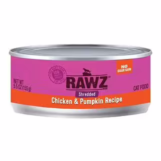 Rawz Cat Canned Food - Shredded Chicken & Pumpkin