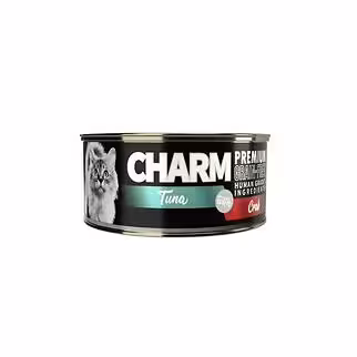 CHARM Cat Can - Tuna With Crab Topping in Gravy 80g