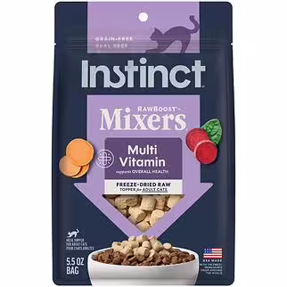 Nature's Variety Instinct Cat Food - Raw Boost Mixers - Multivitamin Grain Free Beef 5.5oz