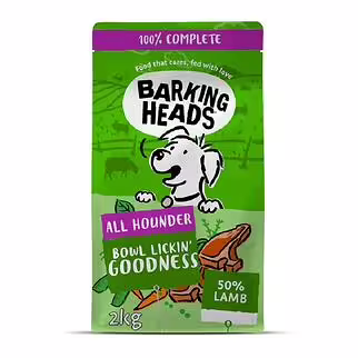 Barking Heads  Dog Food - Bowl Licking Goodness - Lamb