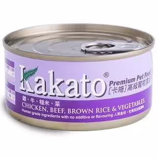 Kakato Cat & Dog Can - Chicken Beef Brown Rice & Vegetables