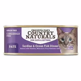 Country Naturals 貓主食罐頭 - 無穀物肉泥系列 - 沙甸魚深海魚 2.8oz