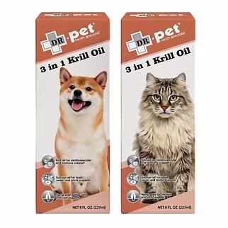 DR.pet 3合1深海磷蝦油Omega補充劑 (適合貓狗) 237ml