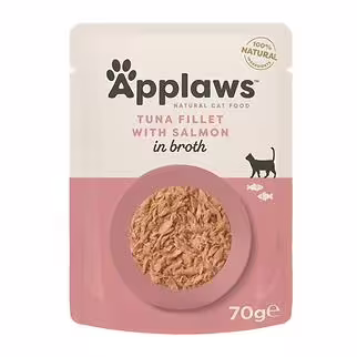 Applaws 愛普士貓濕糧 - 天然系列 - 吞拿魚&三文魚 70g