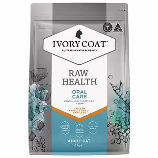IVORY COAT Cat Food - Oral Care - Chicken & Freeze Dried Raw Lamb