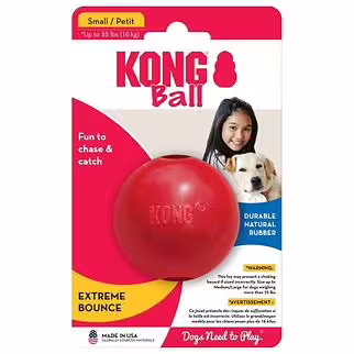 Kong 實心球狗玩具 - Small 細碼