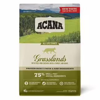 Acana 加拿大愛肯拿貓乾糧 -區域系列 - 無穀物草原 (鴨肉 + 雞肉) 1.8kg