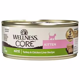 Wellness 貓濕糧 - CORE 無穀物 - 幼貓 - 火雞雞肝肉醬配方 5.5oz