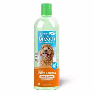 Tropiclean Fresh Breath - Dental Health Solution for Dogs Supports Skin Health 16oz
