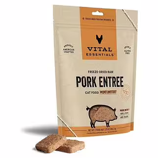 Vital Essentials 美國貓糧 - 凍乾脫水 迷你肉餅 - 豬肉