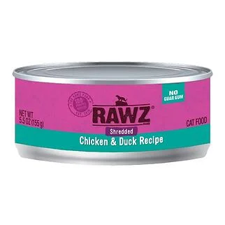 Rawz 全貓罐頭 - 肉絲 - 雞肉及鴨肉配方