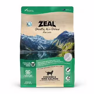 Zeal Cat Food - Air Dried - Grain Free Chicken & King Salmon 320g