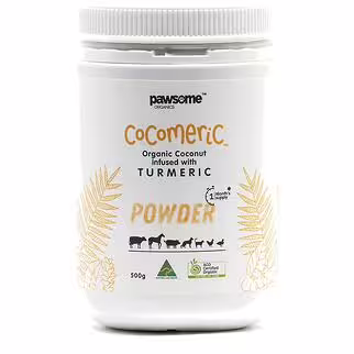 Pawsome Organics Cocomeric Coconut Infused with Turmeric Powder 500g - EXP 11-10-2026