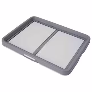Petio Dog Tray Sheet Holder - Grey (60cm x 40~45cm)) / (30~33cm x 45cm)x2