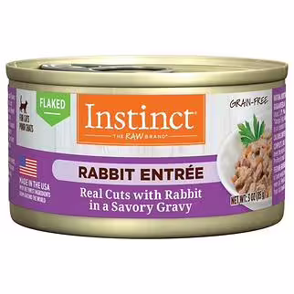 Nature's Variety Instinct Cat Can - Real Cuts with Rabbit in Savory Gravy