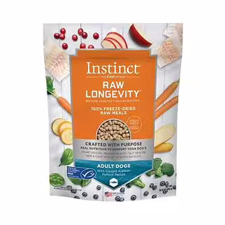 Nature's Variety Instinct 本能狗乾糧 - 凍乾脫水長壽配方 - 生鱈肉 9.5oz