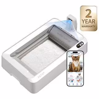 PETKIT Cat Litter Box - Purobot Crystal Duo AI-Powered Automatic Self Cleaning (With Camera)