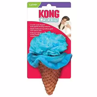 KONG Cat Toy - Crackles Scoopz (Blue)
