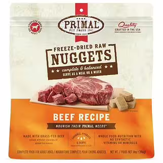Primal 脫水凍乾牛肉狗糧配方