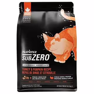 Nutrience Cat Food - Subzero LID Grain Free - Turkey & Pumpkin