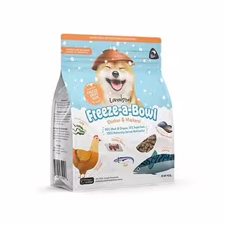Loveabowl囍碗狗糧 - 心郁郁凍乾主食糧系列 - 無穀物走地雞鯖魚海陸配方