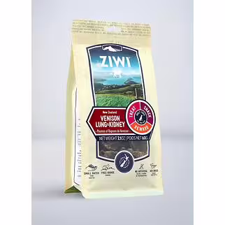Ziwipeak Dog Treat - Oral Healthcare Chews - Air Dried Venison Lung & Kidney 2.1oz