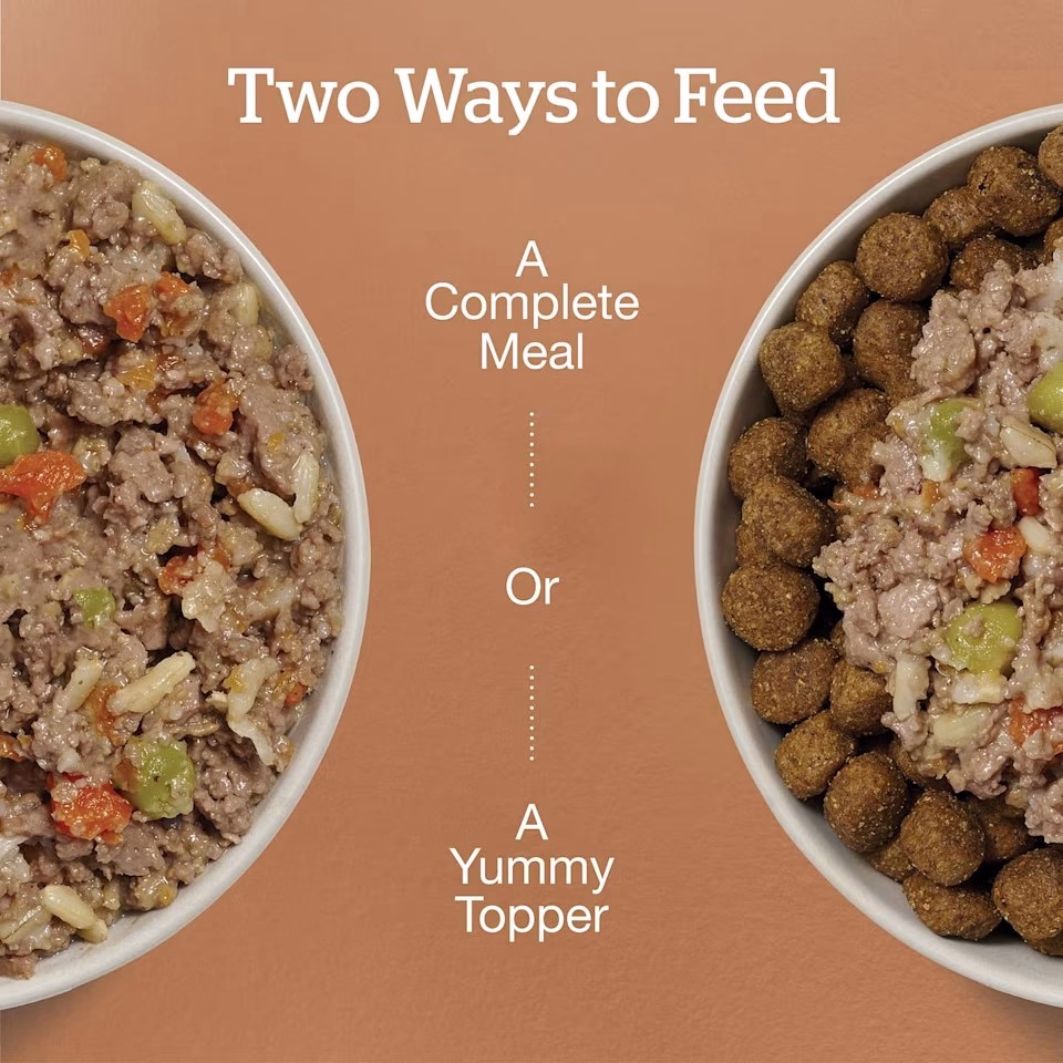 Two Ways to Feed — complete meal or yummy topper